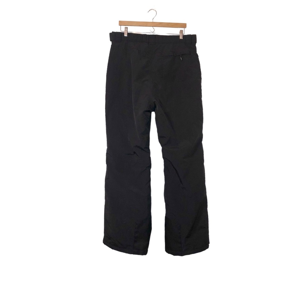 VTG Polar Edge Black Nylon Adjustable Waist Insulated Snowboard Ski Pants - Picture 3 of 9